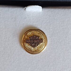 Stamper Harley Davidson Tie Tack NIB Official Licensed Jewelry 10 karat gold